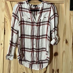 Women’s plaid blouse - never worn